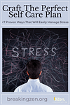 How to Self Care Plan pinterest
