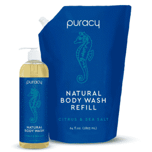 all natural soap. Puracy eco cleaners and all natural body care products.